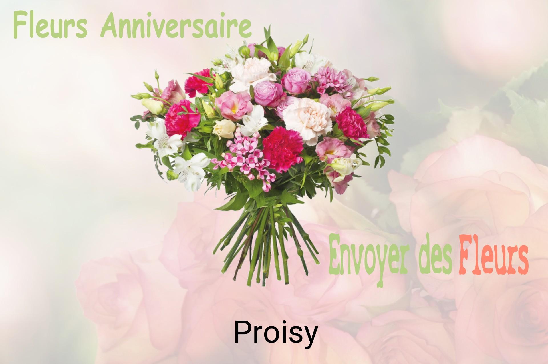Bouquet de fleurs d’anniversaire livré à Proisy