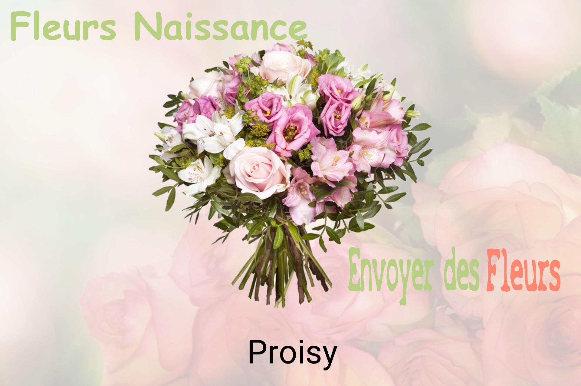 Bouquet de fleurs de naissance livré à Proisy